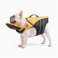 Gilets de sauvetage professionnels pour animaux de compagnie et produits de plein air pour chiens maillots de bain à flottabilité pour grands chiens ventes directes d'usine à motif solide