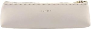 Pochette de maquillage en cuir PU, étui à crayons et fournitures scolaires avec fermeture éclair et logo SUNNY, pour l'école et le bureau - Product Image 6