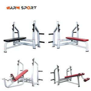 高品质功能性健身房健身设备商用倾斜举重平凳，适用于健身房和家庭