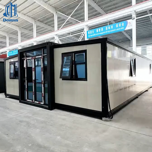 Villa de luxe préfabriquée <span class=keywords><strong>Domus</strong></span>, maison conteneur extensible de 20 pieds et 40 pieds, 2 à 5 chambres, installation rapide, salle de bain, supermarché - Product Image 1