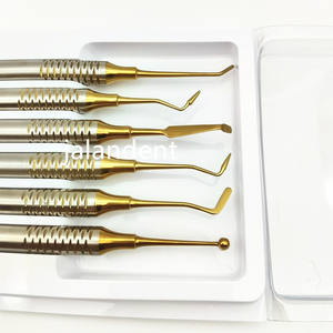 Nuovo Set di 6 Spatole per Resina Composita Dentale, Set per Riempimento in Resina con Manico Spesso, Set per Restauro - Product Image 5