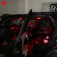 Pour Toyota 4Runner 2010-2024, accessoires intérieurs de voiture, éclairage de plafond blanc et rouge, kit d'éclairage de lecture