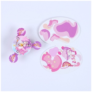 mayor juguete 3d de plástico redonda de <span class=keywords><strong>metal</strong></span> tarjeta peonza tazo/Sociedad Filipina rompecabezas de juego para los niños - Product Image 5