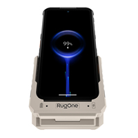Station de charge magnétique sans fil électrique 4-en-1 RugOne Xever 7 Series, chargeur rapide portable, support flexible pour ordinateur