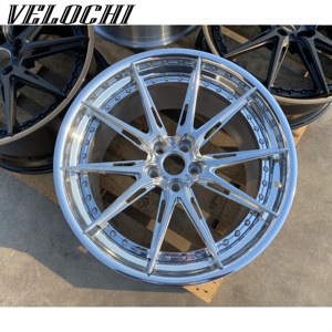 Jantes forgées en deux parties polies VLC Custom Deep Dish 5x120 5x112 5x114.3 de 18, 19, 20, 21, 22 pouces pour BMW M2 <span class=keywords><strong>M3</strong></span> Audi Mercedes - Product Image 2