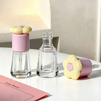 Décoration florale Jinze RTS pour tube de gloss à lèvres, emballage cosmétique en stock