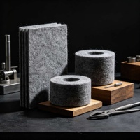 Feutre en laine pure à 100 % personnalisable, épaisseur 1 mm et 3 mm, feutre pressé industriel pour le polissage
