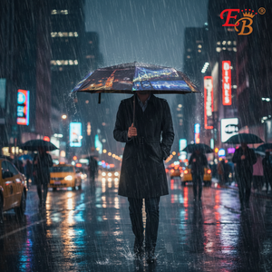 New York 38 \ "Parapluie Compact Automatique Soixante Pièces Par Carton Six-Fois Trois-Pliage Conception Forte Auto Ouvert Protection Contre La Pluie - Product Image 3