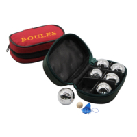 Jeu de pétanque miniature, sac de 6 boules, couleur et logo personnalisables, boules de pétanque Obut