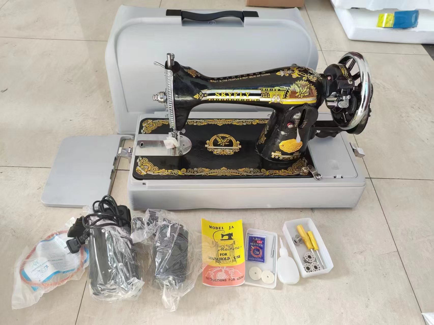 JA1-1 Household Old-Fashioned Sewing Machine - Electric & Tailor