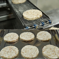 Ligne de production automatique de panure de pépites de poulet formant des côtelettes de viande Burger Patty