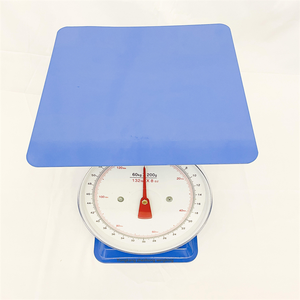 Veidt Weigh 60kg <b>Mechanical</b> Spring Dial <b>Scale</b> Green Kitchen Platform Flat ZZDP-204-60kg Stainless Steel Tray and Easy to - Product Image 3