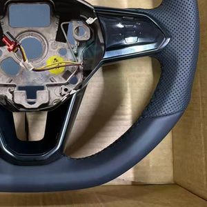 Volante de Cuero para Volkswagen Golf 8 MK8 <span class=keywords><strong>POLO</strong></span> GOLF 7 <span class=keywords><strong>GTI</strong></span> R-line MK7 MK6 Passat GTS GTD GTE GLI <span class=keywords><strong>GTI</strong></span> VW - Product Image 4
