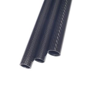 SHENYU 3K Twill Weave Carbon <b>Felt</b> 5mm <b>Thick</b> Round Tubes Lightweight High Strength 200C for Drone Frames & Industrial Supports - Product Image 4