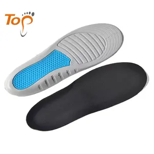 Neutrale schwarz-blaue Sport-PU-Schaum stoß dämpfende Massage gel Arbeits stiefel Innen sohle - Product Image 1