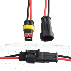 Conector Automotriz de 2 Pines Macho y Hembra Serie 1.5, Conector Eléctrico para Automóviles, Arnés de Cables para Auto - Product Image 4