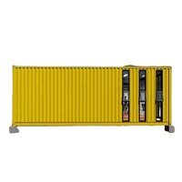 Petite villa portable en verre durable, petit conteneur d'expédition bon marché, petit kit mobile pour maisons