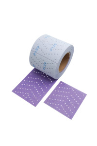 70Mm * 12M Đa-Lỗ Móc Và Vòng Lặp Tráng Cao Cấp Màu Tím Gốm Giấy nhám Tấm Cuộn Cho Ô Tô Kim Loại Đồ Nội Thất Gỗ - Product Image 5