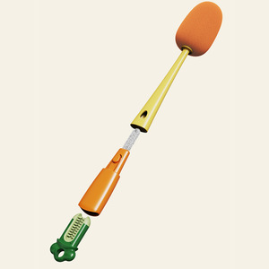 Three-in-One Plastic Cleaning <strong>Brush</strong> Tools Long-Handled Sponge Cup <strong>Brush</strong> and <strong>Bottle</strong> <strong>Brush</strong> for Efficient Milk Cup Glass Scrubbing - Product Image 6