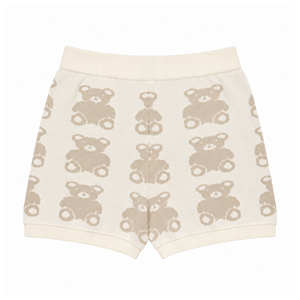 JMSWEATER Pantalones Cortos Casuales de Punto para Mujer, Diseño Jacquard 100% Algodón, Pantalones Cortos de Punto para Chica - Product Image 2