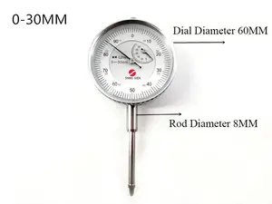 Cylindre de jauge d'alésage métrique Mesures internes petites Ins Aléseuse Indicateur de test à cadran magnétique