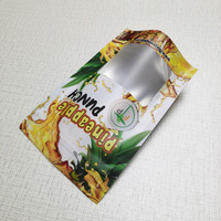Manufacturer Custom Printing Cigar Bags Mylar Wraps Transparent Window Packaging