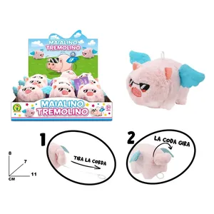 Peluche Maialino Tremolino de 11 cm con cola móvil para niños mayores de 3 años - Product Image 3