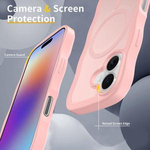 เคสแม่เหล็กหยิกโปร่งแสงสำหรับ iPhone 17 Air 16 15 14 PLUS 13 PRO MAX ที่ชาร์จแบบไร้สายป้องกันการตก - Product Image 3