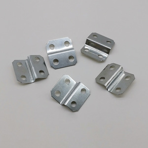 <b>Silver</b> Four-Hole Z-Type Corner <b>Bracket</b> Stainless Steel Durable Frame Mouldings Connector - Product Image 2