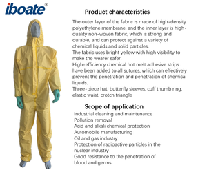 ชุดป้องกันสารเคมี แว่นตานิรภัย หน้ากากช่วยหายใจ ถุงมือ ชุดคลุมป้องกัน ชุดอุปกรณ์ป้องกันส่วนบุคคล (PPE) - Product Image 3