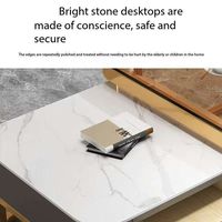 Table basse extensible en verre et marbre de luxe moderne, modèle 2026, avec rangement, idéale pour le salon – Nouveauté très demandée