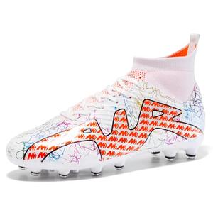 Chaussures <span class=keywords><strong>de</strong></span> football <span class=keywords><strong>pour</strong></span> hommes <span class=keywords><strong>de</strong></span> haute qualité, personnalisées, portables, antidérapantes, 2025, à tige haute, avec semelle à crampons, nouveau design, chaussures <span class=keywords><strong>de</strong></span> football d'équipe - Product Image 4