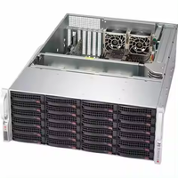 Serveur en rack Supermicro SSG-6049P-E1CR24H 4U noir, processeurs Intel Xeon Scalable de 2e génération, alimentation 1200W, garantie 3 ans