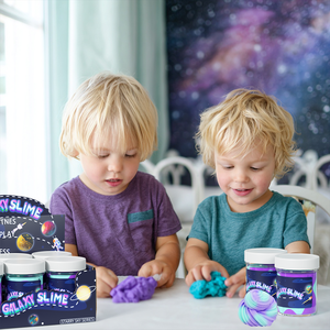 ดินน้ำมันอีโค่ฟรีนด์ลี่ กาแลกติก สตาร์รี่ สไลม์ จาก Putty Factory เนื้อนุ่มพิเศษ ไม่เหนียวเหนอะหนะ แห้งเร็ว ดินคริสตัลหลากสี ของเล่นสไลม์สำหรับเด็ก - Product Image 2