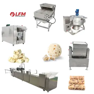 LFM Sesame Candy Machines Creal Nuts Bar Production Line Full Automatic Peanut Nougat Production Line