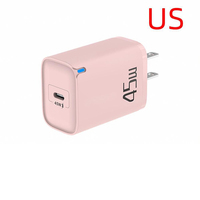 Adaptateur Chargeur USB-C Super Rapide GaN PD 25W avec Prise EU/US et Protocole Complet pour Téléphones Intelligents (Modèles 16, 17, 18)