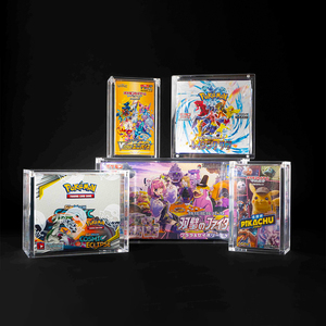 Hiện Đại 5Mm Dày Acrylic Bảo Vệ Trường Hợp Với Từ Bìa Thân Thiện Với Môi Pokemon EMB Huấn Luyện Viên Hộp Hiển Thị Trường Hợp Đánh Bóng Bề Mặt - Product Image 3