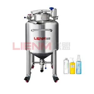 ISO9001 Standard Stainless Steel Moveable Perfume/Alcohol Mixer Tank Perfume Mixer Tank Liquid Storage Tank