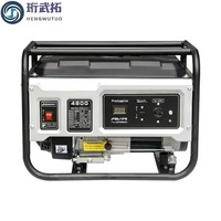 Générateur d'essence portable toutes séries 3-10KW, démarrage par lanceur, AVR stabilisé, silencieux, réservoir de carburant 25L, monophasé/triphasé, usage domestique