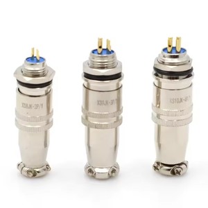 XS8 XS9 XS10 Conector Push-Pull conector rápido circular 2pin 3/4pin5pin Contacto chapado en oro Enchufe macho y hembra - Product Image 4