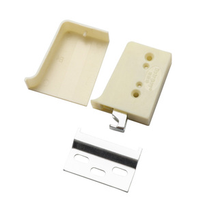 JIUFA Cabinet Wall Mount <b>Bracket</b> Beige ABS <b>Plastic</b> Adjustable Hinge For Kitchen Cupboard Installation - Product Image 4