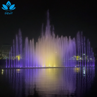 Fontaine musicale personnalisée pour jardin, piscine, élément décoratif aquatique