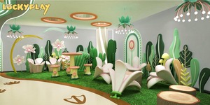 LUCKYPLAY Parque de Aventuras Infantil Interior, Tobogán Natural, Modelo de Parque de Aventuras, Certificado CE, Tamaño Personalizado - Product Image 2