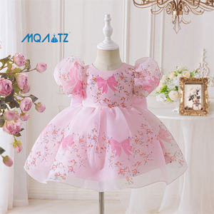 MQATZ Vestiti per Bambina 1-2 Anni o Abito per Bambina 3 Anni, Vestiti Floreali per Bambina 2 Anni Rosa, Vendita <span class=keywords><strong>Online</strong></span> L3080XZ - Product Image 1