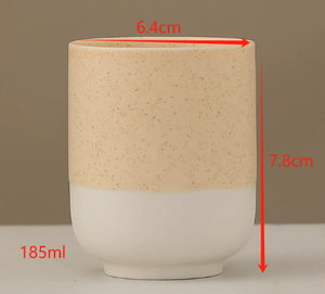 Taza de Té de Cerámica Japonesa de Cerámica Gruesa con Logotipo Personalizado de Fábrica, Taza de Té de Terracota sin Asa, Taza de Café Árabe - Product Image 6