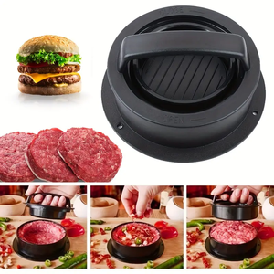 Lot de 1 machine à hamburgers antiadhésive pour la cuisine, idéale pour la viande, les fromages et les légumes - Product Image 1