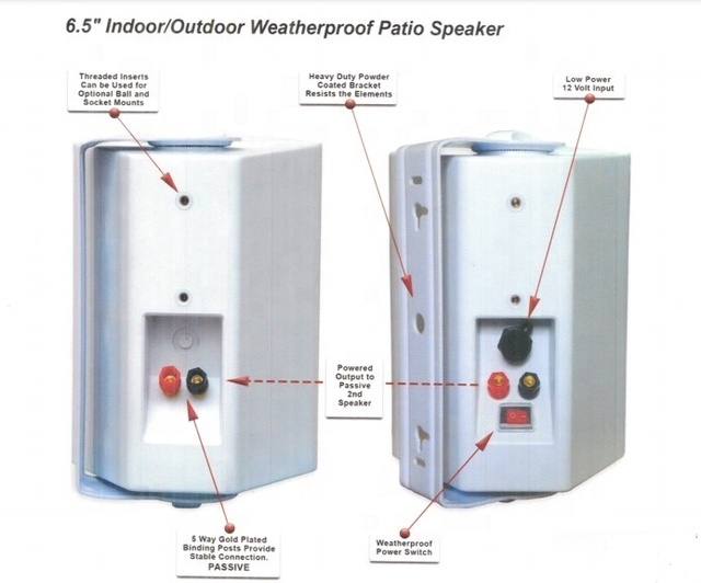 2025 Factory Active Amplified Speaker, 30W+30W Active Home Audio System for commercial
