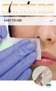 En stock – Nouveau design – Bandes de cire froide double face pour l'épilation des sourcils et des poils du visage – Bandes de cire dépilatoire rapide pour peaux sensibles - Product Image 4