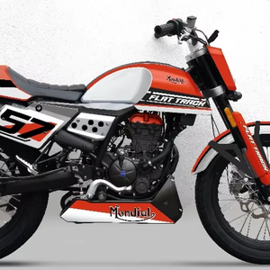 Moto tout-terrain 250cc avec démarrage à manivelle et moteur à refroidissement par quatre jets - Product Image 1