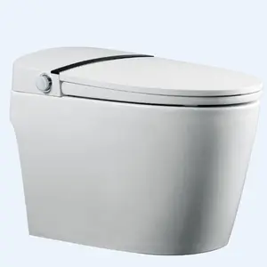 New Design Watermark Certification Modern Smart Toilet With Remote Control Automatic Electric Electronic Intelligent Bidet